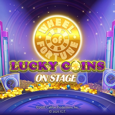 Wheel of Fortune Lucky Coins on Stage